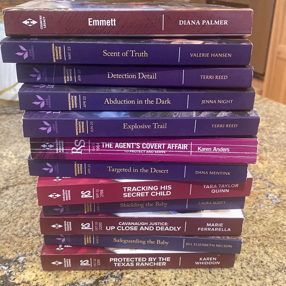 Dozen Harlequin books